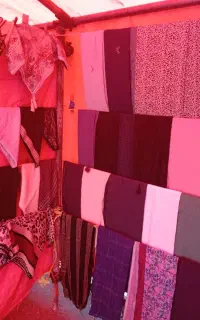 فروشنده خانم برای غرفه شال روسری نیاز مندیم