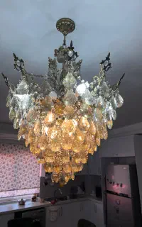 لوستر برنجی ۲۵۰۰۰۰۰۰ میلیون تومن