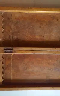 تخته نرد قدیمی چوب گره دار