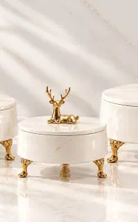 ظروف سنگ مصنوعی شکلات و شیرینی و میوه خوری
