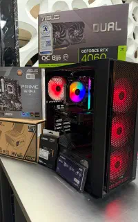 کیس گیمینگ RTX 4060 i5 12400 DDR5 اقساطی با طلا