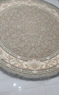 فرش گرد 4متری کاملا نو