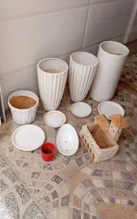 گلدان سرامیکی در حد نو
