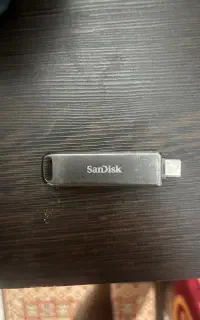 فلش snad disk 256 lightning and type c
