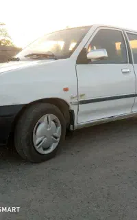 پراید 131 مدل 93 رنگ سفید 219هزارکار بی رنگ