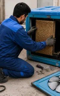 تعمیرات و سرویس تخصصی انواع کولر های آبی و سلولزی