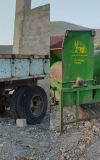 تریلی تراکتور چرخ بزرگ و خرمن کوب دون گیر