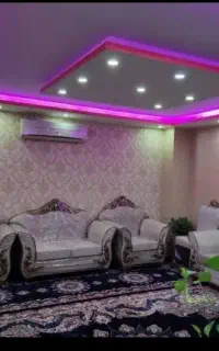 دکوراسیون بازسازی کابینت کناف تی وی وال پارکت