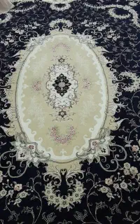 ۴تخته فرش به همراه پشتی وپادری