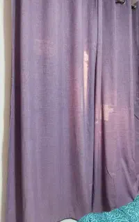 پرده جنس کتان دو عدد پنل ۱۵۰۰