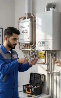 تعمیر سرویس و نصب و جابجای پکیج و کولر اسپلیت