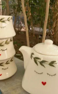 ست قوری فنجون