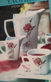 سرویس چینی نو گل برجسته مناسب جهیزیه عروس