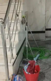 نظافت راه پله و آسانسور  و پارکینگ