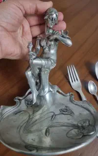 شکلات خوری تمام نقره و آنتیک