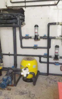 اجرا تاسیسات استخر.موتورخانه تعویض سیلیس.جارو