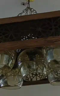 لوستر چوبی