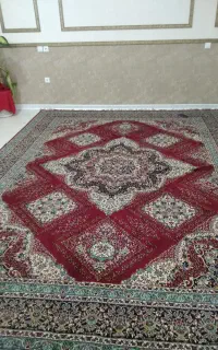 قالی ۱۲ متری ۱۲۰۰ تراکم جنس درجه یک