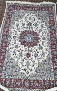 قالیچه ۳۲ خونه گل ابریشم