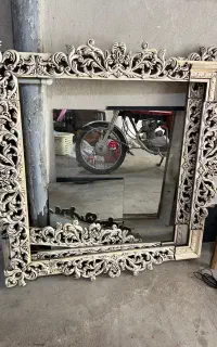 قاب اینه چوب