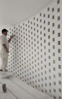 کچ کاری و سفید کاری ساختمان