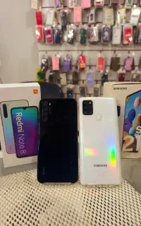 گوشی کار کرده A21s و Redmi note8گارد به قیمت ویژه