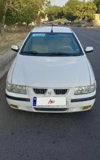 سمند ۹۰ LX فول دوگانه کارخانه بی رنگ درحد