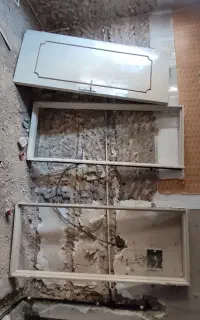 دو عدد در اتاق خواب چهارچوب و در  دونه ایی ۶