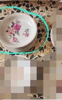 نعلبکی. کاسه. قندون