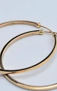 گوشواره حلقه ای طلا
