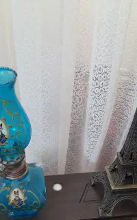 چراغ گرد سوز قدیمی  با برج ایفل