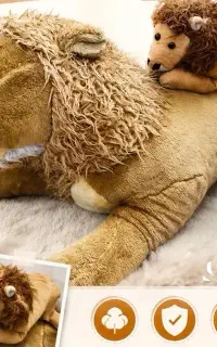 ۲عدد عروسک شیر