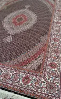 فرش ریزه ماهی دستبافت گونه منطقه آذربایجان ایپی