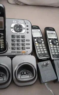 تلفن بی‌سیم Panasonic KX-TG9341 اصل ژاپن ۳ گوشی