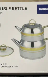 کتری وقوری  استیل کوکماز ترکیه اکبند نو