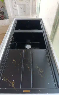 سینک ظرفشویی دوقلو گرانیت ترک در چهاررنگ