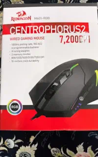 موس فوق العاده گیمینگ ردراگون مدل centrophorus2