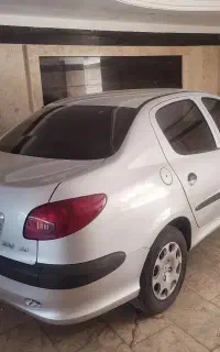 پژو 206sd v8 نقره ای مدل 93