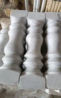 نرده سنگی سفید