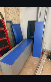 یه چندتا mdfکابینت آبی