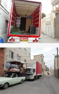 « اتوبار» رامهرمز بار اثاثیه منزل گرمسیری