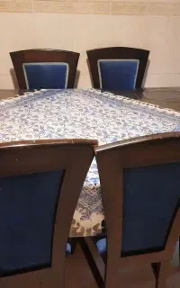 میز ناهارخوری چوبی 6 نفره