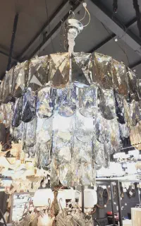 لوستر سقفی کریستال