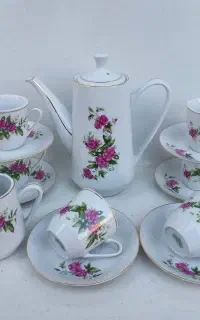 سرویس چایی خوری گل محمدی