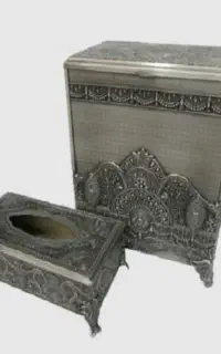 ست سطل آشغال و جا دستمال کاغذی یونیک