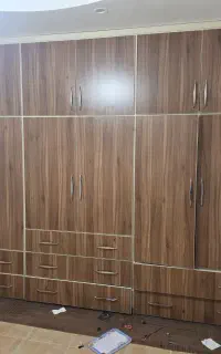 کمد دیواری ام دی اف در حد نو