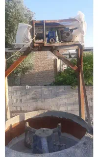 دستگاه و وسایل کارگاه بلوک زنی گچساران