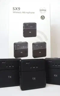 ست میکروفون بی سیم مدل sx9 با درگاه لایتنینگ