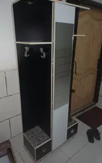 جا کفشی و آویز لباس  آینه دار