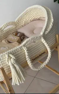 کریر و سبد سیسمونی بافتنی